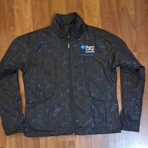 Lopez Black Patterned Jacket. Niagara College Photography Jacket.